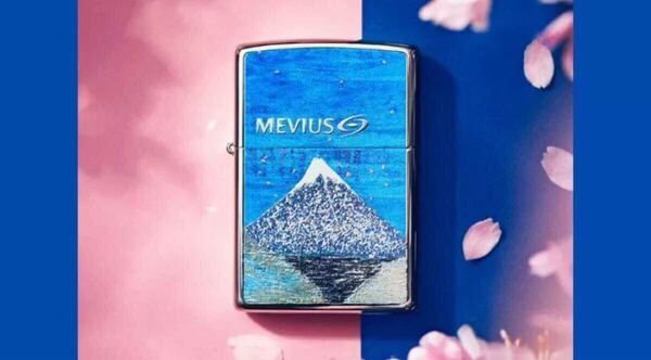 zippo メビウス with 伊藤大貴限定品 MEVIUS 2024年製 桜 富士山 両面デザイン デットストックケース 保証書