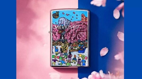 zippo メビウス with 鳥山シュウ 限定品 MEVIUS 2024年製 両面デザイン デットストックケース 保証書