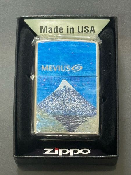 zippo メビウス with 伊藤大貴 限定品 MEVIUS 2024年製 桜 富士山 両面デザイン デットストック ケース 保証書