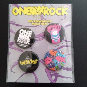 ONE OK ROCK 2024 WORLD TOUR 缶バッジ 公式グッズ 缶バッチ ワンオクロック ワールドツアー