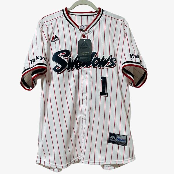 タグ付き 新品未使用 即発送 マジェスティック山田哲人 ユニフォーム サイズL 東京ヤクルトスワローズ majestic