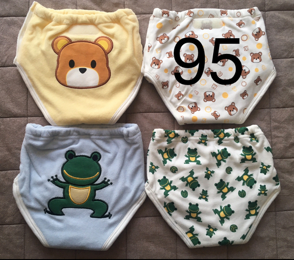 6層 トレーニングパンツ 95センチ 4枚セット トイレトレーニング 男の子 6層 トイトレ パンツ 吸水力 おむつはずし