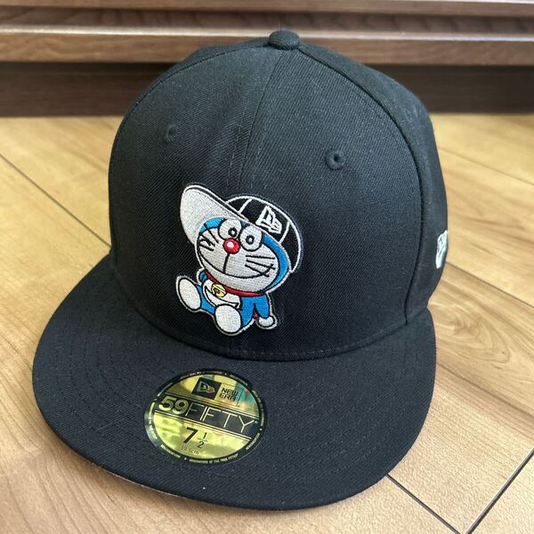 NEW ERA 59FIFTY ニューエラ ドラえもん キャップ サイズ 7 1/2 59.6cm RN11493 帽子 キャップ ブラック 黒 59FIFTY