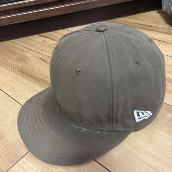 NEW ERA キャップ 7 3/8 58.7cm ポリエステル/茶/無地/メンズ/ニューエラ ベースボールキャップ 帽子 59FIFTY