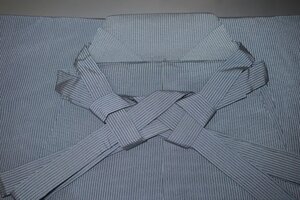 拾袴10661 シルク化繊西陣織 仕舞袴 紐下82К青灰銀ネズの絽の織 美品 能楽仕舞用