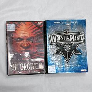 【03】DVD PS2ソフト セット 格闘技 プロレス WRESTLEMANIA WWE 2004/UNFORGIVEN 2003/エキサイティングプロレス5 中古品 送料185円