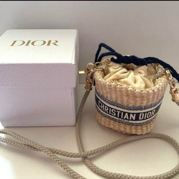 Dior ノベルティ ミニポーチ かごバッグ かごポーチ ショルダーバッグ 非売品