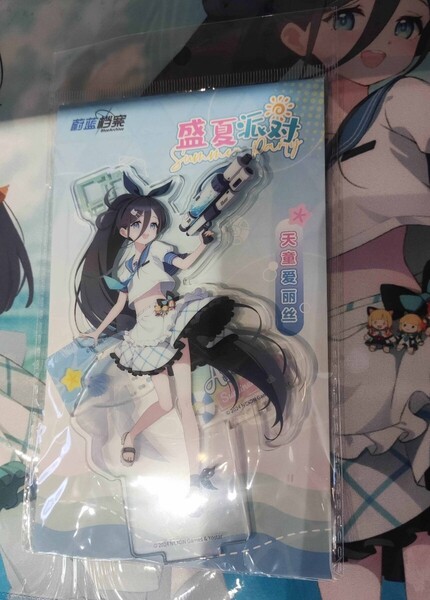 ブルアカ ブルーアーカイブ 中国限定 上海 コラボカフェ ipstar 等身 アクリルスタンド 天童アリス