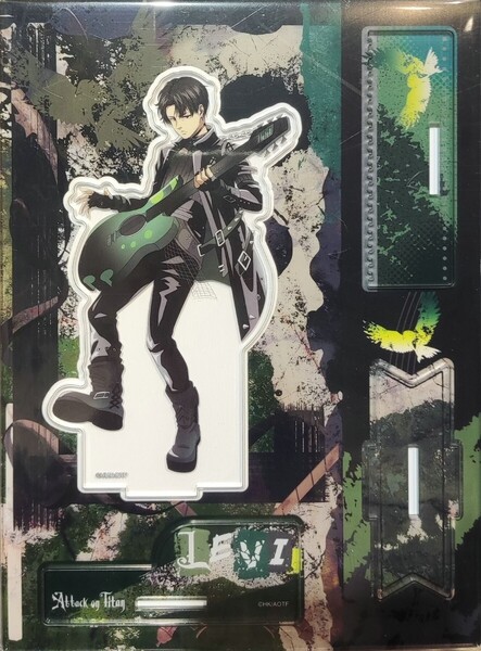 進撃の巨人 次元波板糖 中国 コラボカフェ ポップアップショップ Attack on Titan ロックンロール 等身 アクリルスタンド リヴァイ 兵長