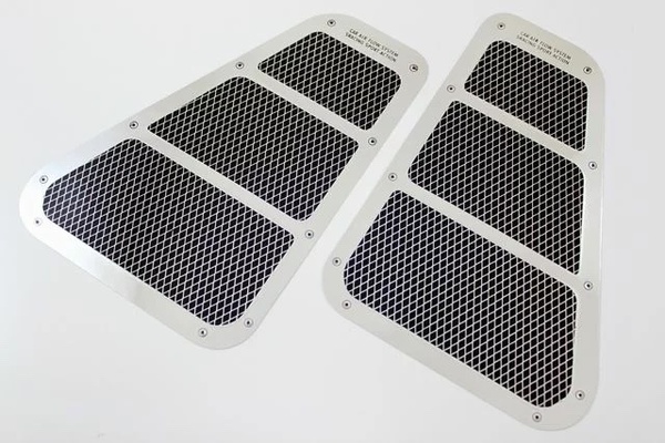 簡単エアロやバンパーに貼るだけ汎用ダクト風ステッカーtype3 ダミーダクト 旧車 カスタム パーツ 部品 ボンネット フェンダー トランク