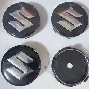 スズキ SUZUKI ホイールセンターキャップ ブラック 60mm