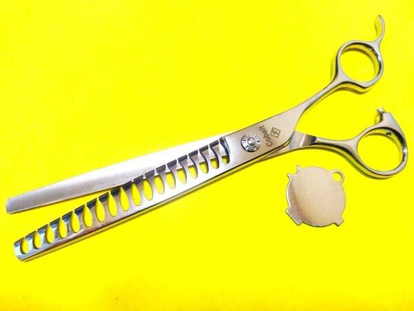 切れ味抜群★プロ用ペットセニングシザートリマー☆7inchブレンダー70%〜80%ブレンディングシザートリミングシザーママミングスキバサミ