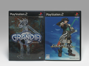 ● PS2 2本セット ハガキあり グランディア II / グランディア III SLPM-65081/ 65976 - 7 動作確認済み GRANDIA 2,3 NTSC-J Enix