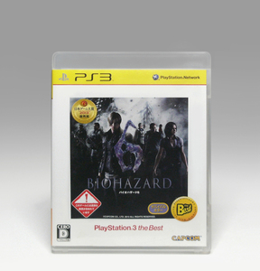 ● PS3 バイオハザード 6 Playstation3 The Best BLJM-55069 動作確認済み 17才以上対象 BIOHAZARD 6 Capcom 2014 Resident Evil