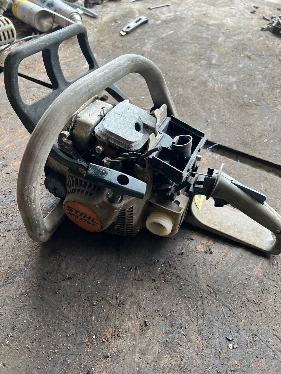 STIHL スチール エンジンチェンソー MS170の中古 ジャンク