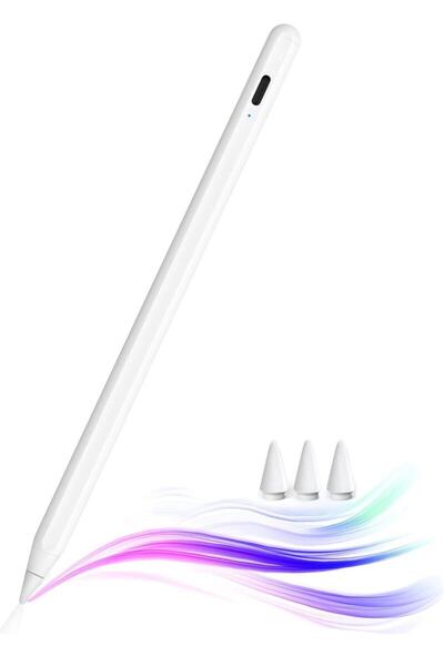 iPad ペンシル アップルペンシル 2018年~2025年 iPad対応 タッチペン 超高感度 極細 スタイラスペン Type-C急速充電 傾き感知/磁気吸着
