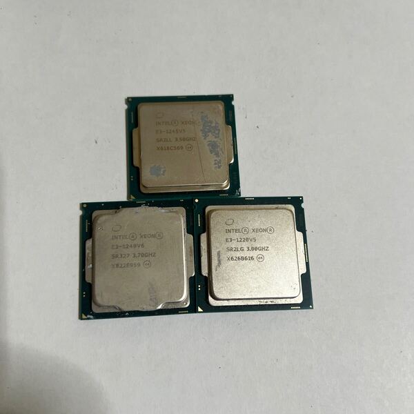 Intel Xeon CPU E3-1245V5 E3-1240V6 E3-1220V5 セット