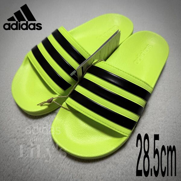 【新品未使用】adidasサンダル アディレッタ イエロー 28.5cm JP5718 黄色 ADILETTE 3本ライン