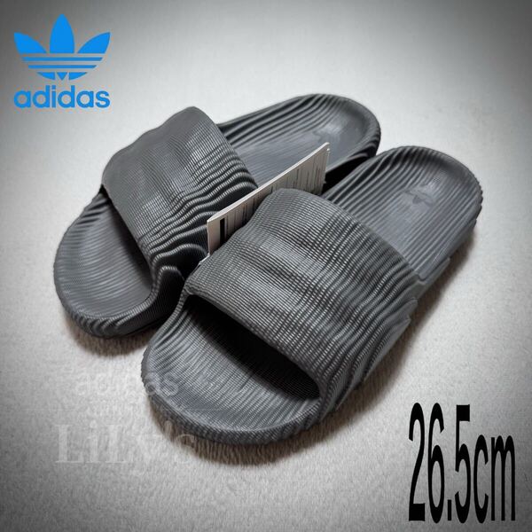 【新品未使用】adidasサンダル アディレッタ 26.5cm グレー HP6522 ADILETTE 22 SLIDES