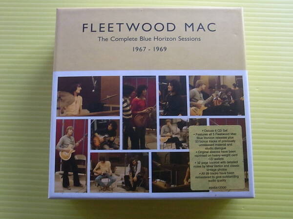 フリートウッド・マック Complete Blue Horizon Sessions1967-1969 FLEETWOOD MAC CD6枚SET函