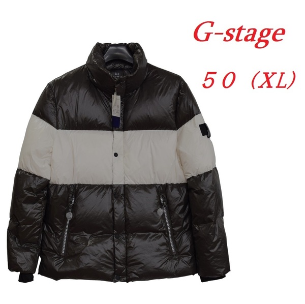 50 LL バイカラー ダウンジャケット G-stage ボリュームダウン