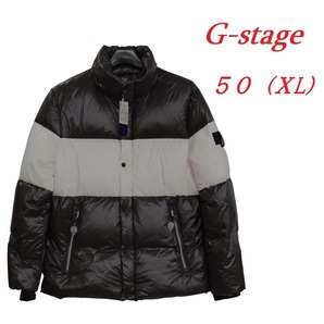 50 LL バイカラー ダウンジャケット G-stage ボリュームダウン