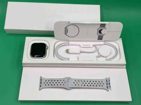 ★ほぼ新品 Apple Watch Series 10 42mm GPS 保証:2016/1/20 最大容量100% アルミニウム MWWW3J/A シルバー 中古 新古品 BPK16310
