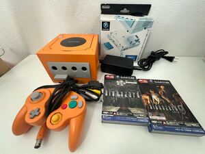 1000スタ】レア 任天堂 ゲームキューブ オレンジ ゲームボーイプレーヤー コントローラー バイオハザード ゲーム機 本体 動作確認済み