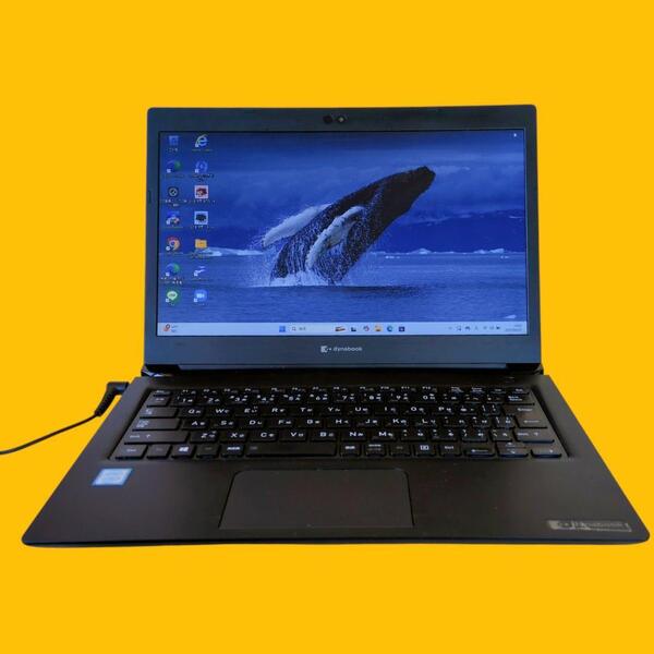 東芝 dynabook S73/DP コンパクト ノートパソコン Core i5-8250U SSD256GB 8GB webカメラ 13インチ(解像度1366×768)