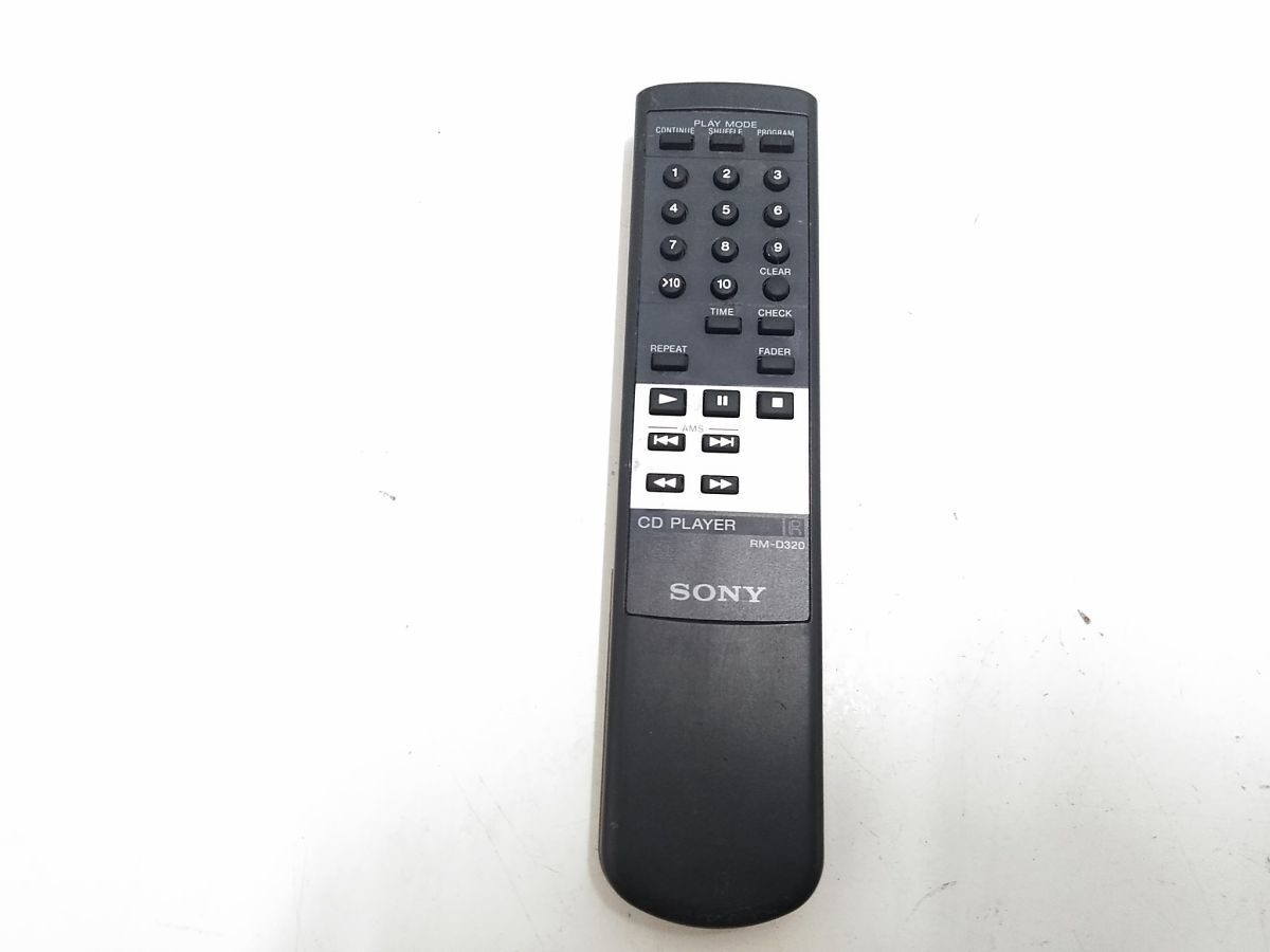 SONY(ソニー)CD用リモコン(remote) 適応機種：CDP-777ESA SONY(ソニー)CD用リモコン(remote) 適応機種：CDP-777ESA SONY