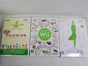 Wii ソフト Wii Fit はじめてのWii やわらかあたま塾 3本
