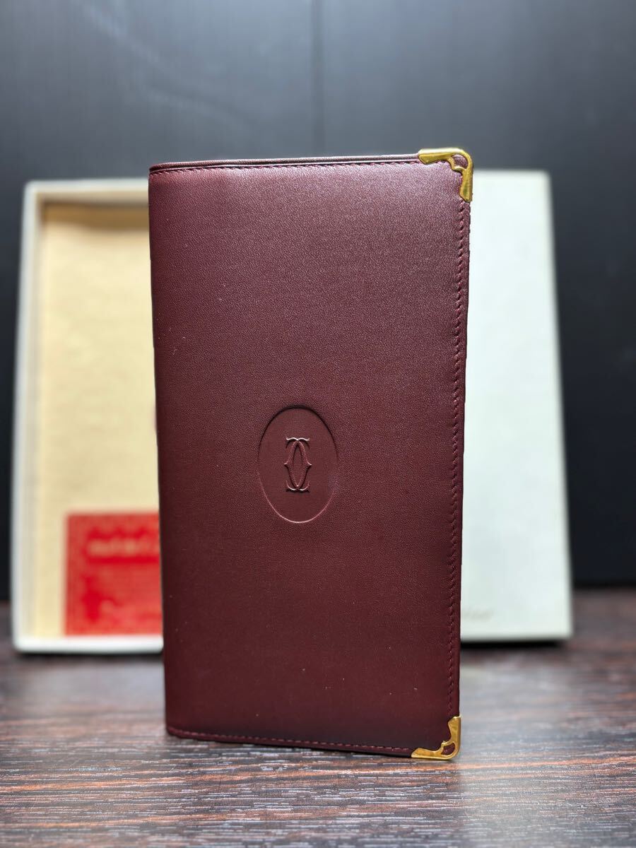 【VINTAGE】カルティエ レザー 長財布 Yahoo!オークション -「ヴィンテージ 長財布」(カルティエ) (か