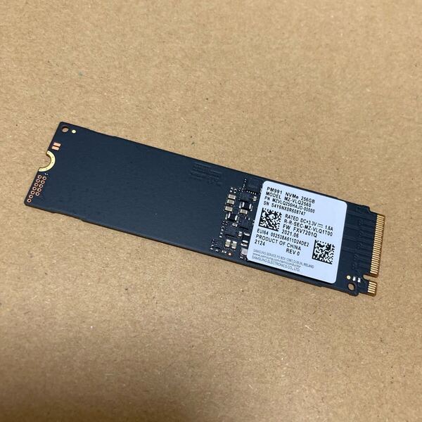 3008 SSD NVMe Samsung M2 M.2 256GB 2280