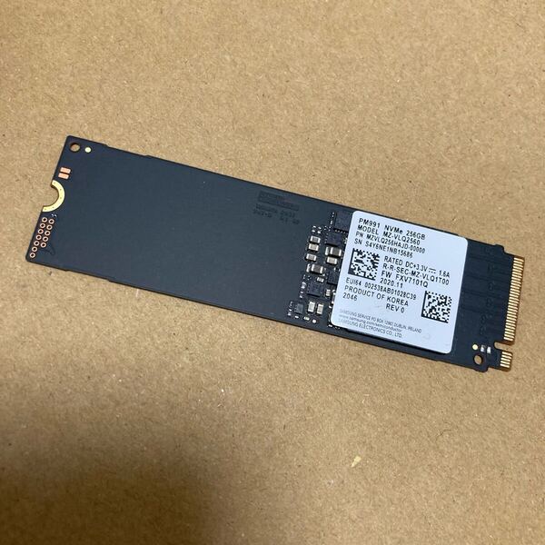 3474 NVMe M2 SSD サムスン Samsung SAMSUNG M.2 256GB