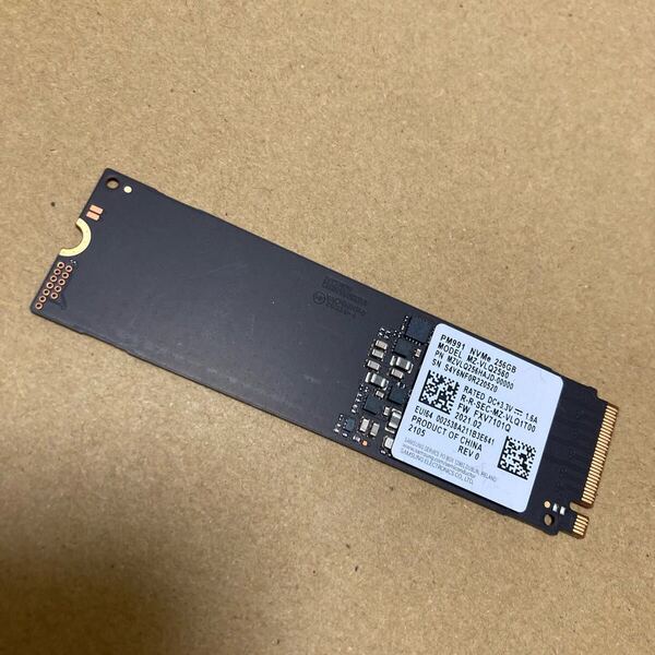 7303 NVMe SSD M2 サムスン SAMSUNG Samsung M.2 256GB