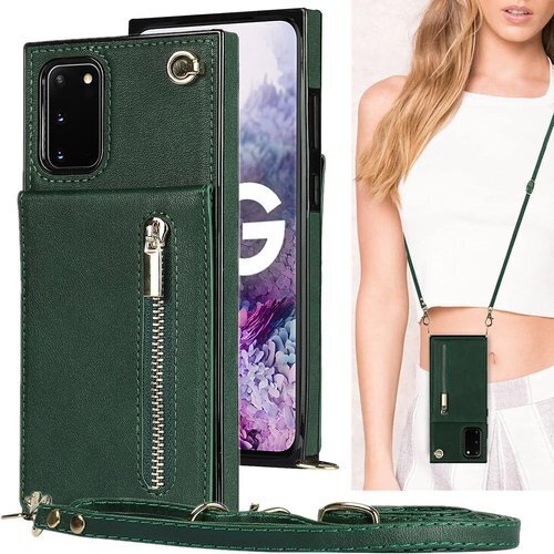 S20 ケース Galaxy S20 5G ケース シ ィケース カード入れ スマホケース 携帯カバー グリーン 281
