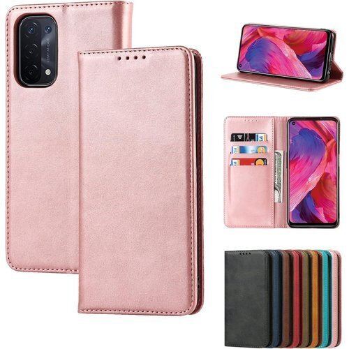 Eastwave OPPO A54 5G / au O ンド機能 人気 おしゃれ 二つ折り 耐衝撃 5色 ピンク 362