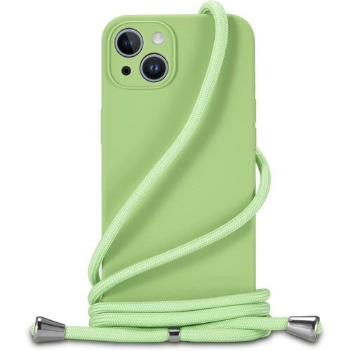 Handodo Apple iPhone 14 用 ケ ョルダー クロスボディ ネックレス 保護 ミントグリーン 395