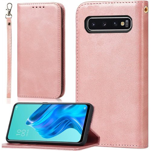 適用 Galaxy S10 SCV41 SC-03L バー カード入れ スタンド 落ち着いた色 レトロ ピンク 444