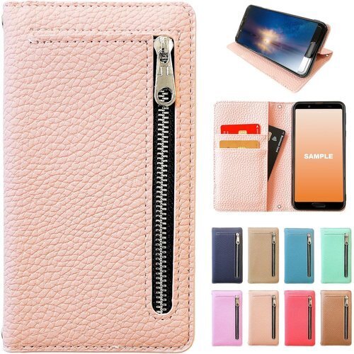 AQUOS sense7 SH-53C SHG10 S 手帳型ケース スマホケース 財布付き上品 ライトピンク 464