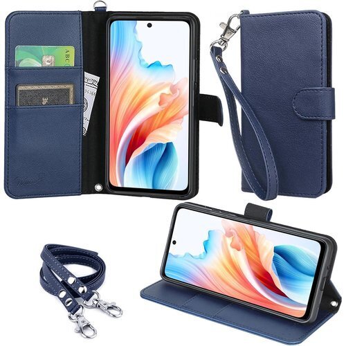 wisers OPPO A79 5G 対応 手帳型スマ き ハンドストラップ/ネックストラップ 2024年 新型 837