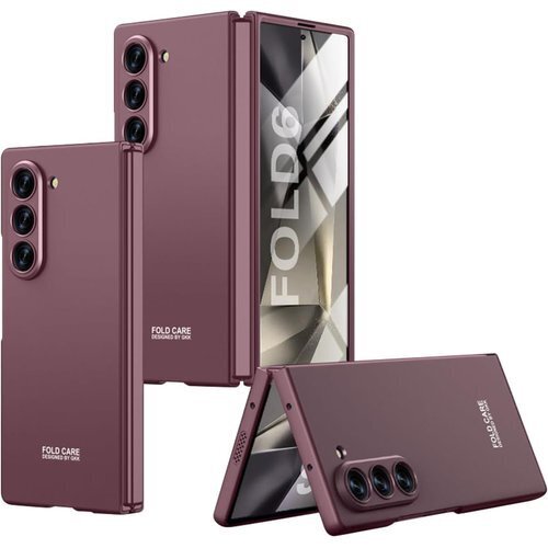 Miimall 対応 samsung Galaxy Z Fold6 ギャラクシーZフォールド6対応 ワインレッド 981
