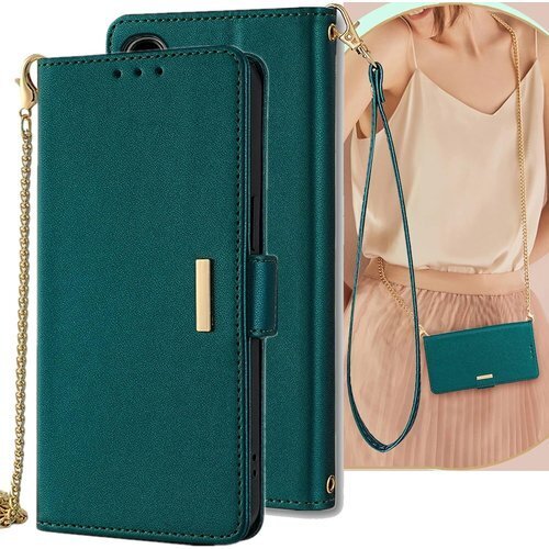 BASIO active2 SHG12 ケース BAS ー ストラップ 斜め掛け スマホケース ダーク グリーン 1005