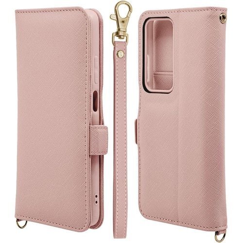 ラスタバナナ ケース カバー OPPO A3 5G A ストラップ付き ライトピンク 8475OA3BHSLPK 1145