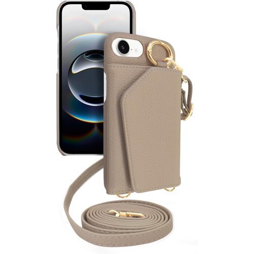 シズカウィル iPhone 16e ケース ショルダー ショルディー ストリートモード 1個入り サンドベージュ 1200