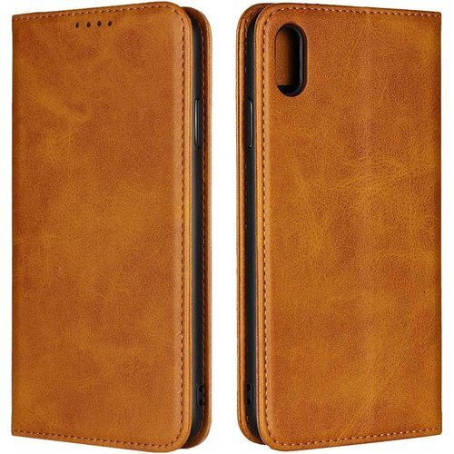 Eastwave for iphone XS Max 革 財布型 カード収納 横置きスタンド機能 5色 カーキ 95