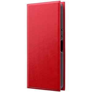 ルプラス Xperia Ace SO-02L 薄型手帳型ケース PRIME レッド LP-19SX2LPRD 144