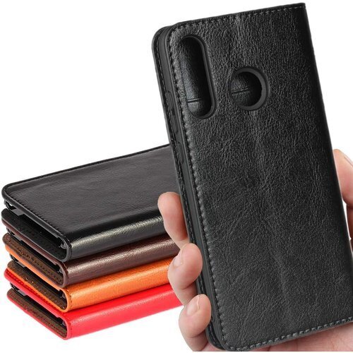 HUAWEI P30 lite ケース / P30 l 革 レザー case スマホケース カード入れ ブラック 176