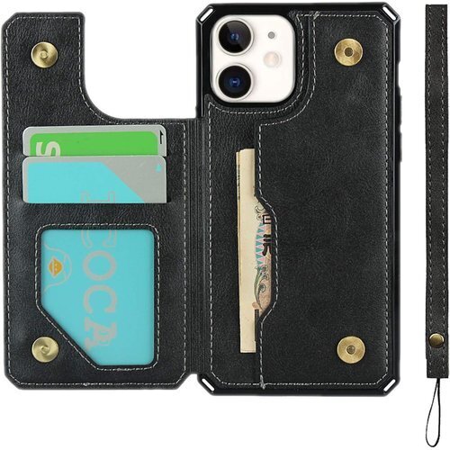 Pelanty iPhone 11 ケース iPhon 撃 滑り防止 全面保護 ストラップ 携帯カバー ブラック 453