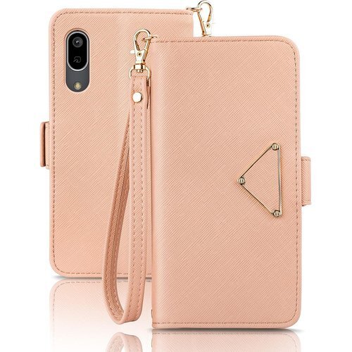 AQUOS sense3 lite ケース 手帳型 a Lite SH-02M/SHV45 アプリコットピンク 607